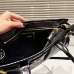 Prada Medium Leather Handbag Black 32Cm 1Ba426 2Cyr F0002 V Moo - Image 7