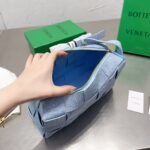 Bottega Veneta Brick Cassette Shoulder Bag Denim Blue 28Cm - Image 7