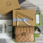 Gucci Deco Small Shoulder Bag Beige 25Cm 740834 Aab1Q 2754 - Image 9