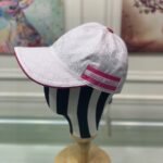 Gucci Gg Logo With Band Baseball Cap White - Image 3