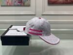 Gucci Gg Logo With Band Baseball Cap White - Image 9