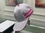 Gucci Gg Logo With Band Baseball Cap White - Image 5