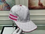 Gucci Gg Logo With Band Baseball Cap White - Image 2