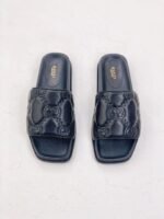 Gucci Womens Gg Matelasse Slide Black 694714 Bko60 1000 - Image 6