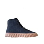 Gucci All Over Gg Logo High Top Sneaker Black