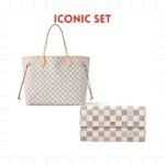 Iconic Set: Louis Vuitton Neverfull Gm And Emilie Wallet