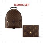 Iconic Set: Louis Vuitton Palm Springs Mm And Customizable Victorine Wallet