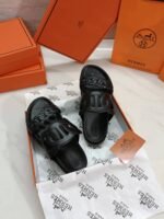 Hermes Extra Sandal Black H222302Z 02350 - Image 5