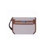 Hermes Kelly Depeches Pouch Toile 26Cm