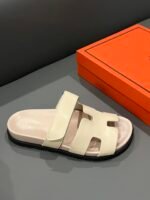 Hermes Chypre Sandal Calfskin Beige - Image 6