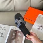 Hermes Oran Sandal Crystle Blue - Image 7