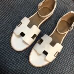 Hermes Santorini Sandal White H182139Z90350 - Image 3