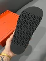 Hermes Chypre Sandal Blanc Calfskin White H222100Z 90345 - Image 10