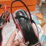 Hermes Glamour 75 Sandal Red - Image 4