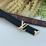 Louis Vuitton Pretty Lv Double Sided Belt Black 20Mm M8232X - Image 4