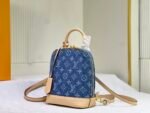 Louis Vuitton Alma Backpack Blue Denim 20Cm - Image 8