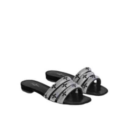 Louis Vuitton Appeal Flat Mules Slides Black 1A95T8