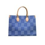 Louis Vuitton On The Go MM Damier Denim Blue 35Cm