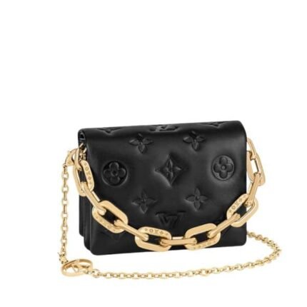Louis Vuitton Coussin Belt Bag Monogram Black 17Cm M81125