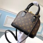 [Super Vip 1:1] Louis Vuitton Alma Bb Monogram Canvas Black 23Cm - Image 4