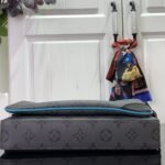 [Super Vip 1:1] Louis Vuitton Trio Messenger Monogram Eclipse Reverse Turquoise 25Cm M11648 - Image 5
