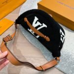 Louis Vuitton Bumbag Monogram Teddy Fleece Black 30Cm - Image 5