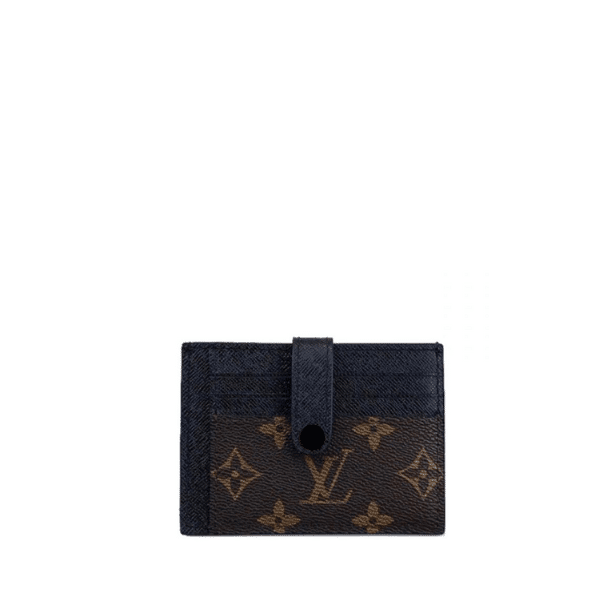LVBAGS-1-152 Louis Vuitton Multi Card Holder Wallets Black And Brown 11Cm M66532 - Image 1