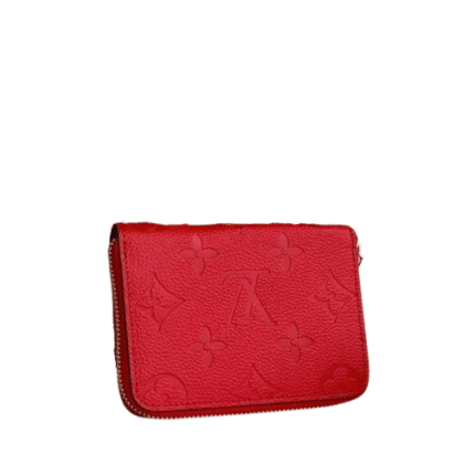 Louis Vuitton Zippy Coin Purse Monogram Empreinte Red 11Cm M60067