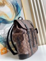 Louis Vuitton Christopher Mm Backpack Monogram Macassar Brown 44Cm M43735 - Image 6