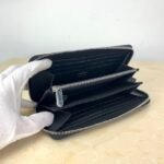 Louis Vuitton Zippy Wallet Mahina Leather Black 19Cm M61867 - Image 3