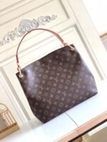 Louis Vuitton Graceful PM Monogram Canvas Beige 35Cm M43701 - Image 3