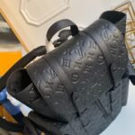 Louis Vuitton Christopher Mm Backpack Monogram Taurillon Leather Black 45Cm M55699 - Image 3