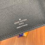 Louis Vuitton Amerigo Wallet Monogram Canvas In Black 11Cm N60053 - Image 6