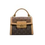 Louis Vuitton Dauphine Capitale Bag Brown 21Cm M46751