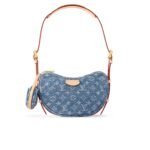 Louis Vuitton Croissant Mm Monogram Denim 25Cm M46856