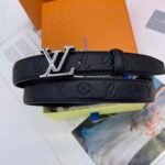 Louis Vuitton Initiales Leather Belt Monogram Black 25Mm - Image 2