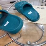 Louis Vuitton Waterfront Mule Maxi Damier Rubber Blue - Image 5