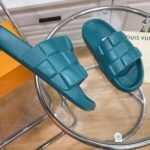 Louis Vuitton Waterfront Mule Maxi Damier Rubber Blue - Image 6
