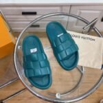 Louis Vuitton Waterfront Mule Maxi Damier Rubber Blue - Image 8