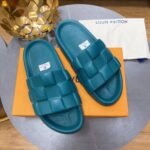 Louis Vuitton Waterfront Mule Maxi Damier Rubber Blue - Image 10