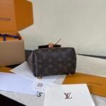 [Super Vip 1:1] Louis Vuitton Montsouris BB Monogram Canvas Brown 17Cm M45502 - Image 4