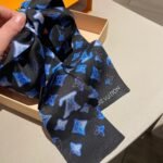 Louis Vuitton Bandeau Flight Mode Silk Dark Blue - Image 3