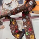 Louis Vuitton Fornasetti Cameo Bandeau Silk Brown - Image 4