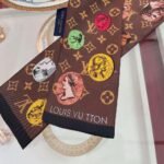 Louis Vuitton Fornasetti Cameo Bandeau Silk Brown - Image 5