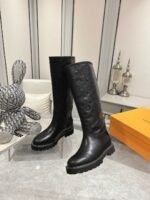 Louis Vuitton Territory Flat High Boot Black 1Add2X - Image 5