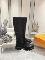 Louis Vuitton Territory Flat High Boot Black 1Add2X - Image 3