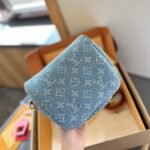 Louis Vuitton Mini Bumbag Monogram Canvas Sky Blue 17Cm M83353 - Image 7