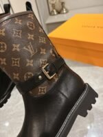 Louis Vuitton Territory Flat Ankle Boot Monogram Brown - Image 8