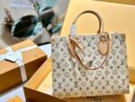 Louis Vuitton Onthego Mm Multicolor Beige 35Cm M24708 - Image 7