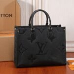 Louis Vuitton Onthego MM Monogram Empreinte Black 35Cm M45595 - Image 2